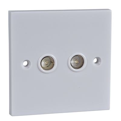 Picture of 2gang Coax OutletGSKTCOAX2G