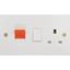 Picture of Cooker Unit 13amp Socketwhite plastic
