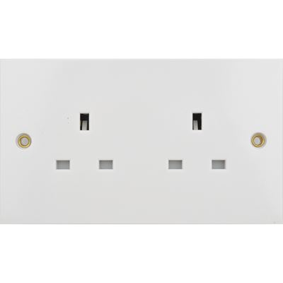 Picture of Socket 2gang Unswitched 13ampGSKT2G