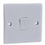 Picture of 1gang 2way 10amp Plate Switch FlatWhite Plastic