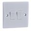 Picture of 2gang Switchwhite plastic