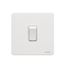 Picture of WHITE PAINTED FLAT PLATE1GANG SWITCH 2WAY SWITCH
