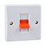 Picture of 1gang 45amp Double Pole Switch Flat Platewhite plastic
