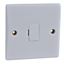 Picture of 13amp UNSwitched Spur Flat Platewhite plastic