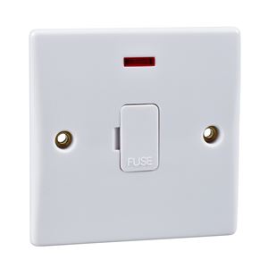 Picture of 13amp UNSwitched Spur c/w Neonwhite plastic