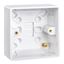 Picture of 1gang 35mm surface pattresswhite plastic