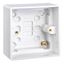 Picture of 1gang Pattress 47mmwhite plastic