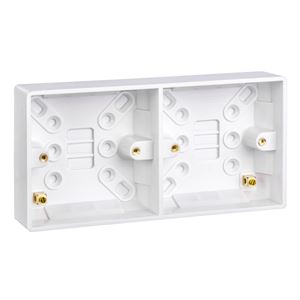 Picture of Dual Pattress 25mmwhite plastic