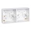 Picture of Dual Pattress 25mmwhite plastic