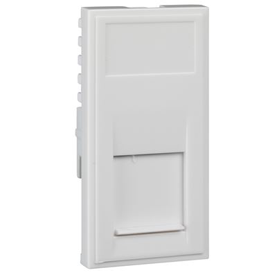 Picture of Rj45 Modulewhite plastic Euro Module