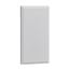 Picture of Blank Euro ModuleWhite Plastic Euro Module