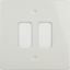 Picture of 2 Module white metal plate
