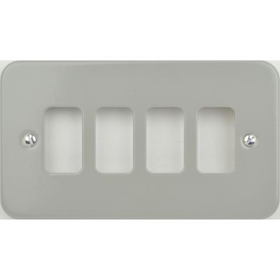 Picture of 4module Metalclad Front Plate