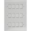 Picture of 12 Module Moulded FrontWhite Plastic