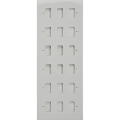 Picture of GUG18G18 GANG GRID PLATE WHITE