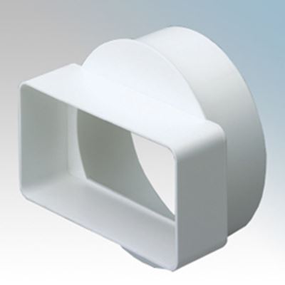 Picture of 110MM X 54MM CHANNEL ADAPTOR TO 100MM ROUND
SHORT MALE ADAPTOR