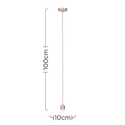Picture of COPPER SUSPENSION C/W SHADE RING 1MTR
SUN
