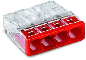Picture of 2273-204
2.5MM 24A 4 CONDUCTOR  PUSH WIRE RED
COMPACT CONNECTOR