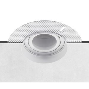 Picture of PLASTER IN DOWNLIGHT ANTI-GLARE GU10 ADJUST
CUT OUT 80MM HEIGHT. 140MM