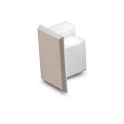 Picture of 16x25mm Stop End White