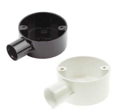 Picture of 20mm Terminal Besa Box ( 1way ) Black