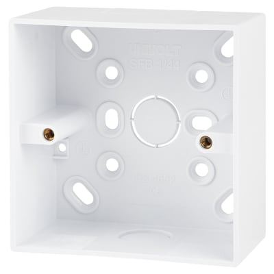 Picture of 1gang 44mm Surface Box
20mm conduit KO/40mm trunking KO