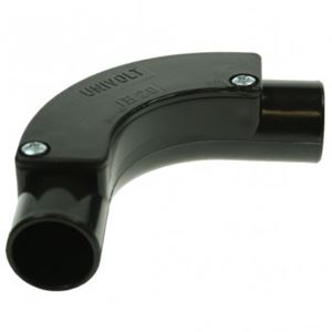 Picture of 20mm PVC Inspection Bend Black