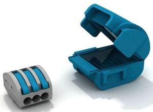 Picture of MINI JUNCTION BOX C/W 3 POLE WAGO CONNECTORS
SHELL BOX IP68 GEL FILLED RE-ENTERABLE
PACK OF 2  26 X 33 X 23