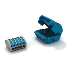 Picture of MINI JUNCTION BOX C/W 5 POLE WAGO CONNECTORS
SHELL BOX IP68 GEL FILLED RE-ENTERABLE
32 X 33 X 23