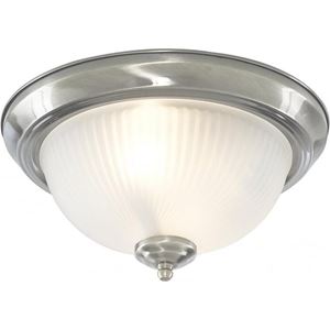Picture of CHROME/ACID RIBBED GLASS 2 X 40W SES IP44
H:15CM W: 29CM
SEARCHLIGHT