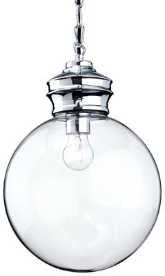 Picture of OMAR GLOBE PENDANT
CHROME/GLASS 60W ES
FIRSTLIGHT