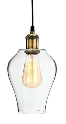 Picture of EMPIRE PENDANT
ANTIQUE BRASS/CLEAR GLASS 40W ES
FIRSTLIGHT