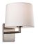 Picture of GRAND WALL LIGHT BRUSHED STEEL CREAM SHADE 60W ES
FIRSTLIGHT