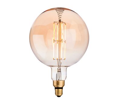 Picture of 8w LED E27 640LM 2200K AMBER GLASS
LED VINTAGE LAMP  HEIGHT 295MM WIDTH 200MM
FIRSTLIGHT
