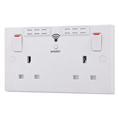 Picture of 2GANG SOCKET C/W WIFI BOOST