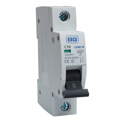 Picture of 10amp C TYPE MCB for BG Fuse Board
BG.
