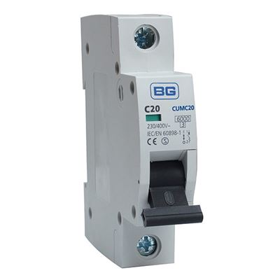 Picture of 20amp C TYPE MCB for BG Fuse Board
BG.