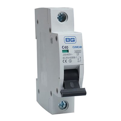 Picture of 40amp C TYPE MCB for BG Fuse Board
BG.