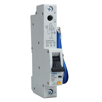 Picture of 20amp SP Type B 6ka RCBO
BG