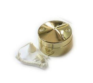 Picture of Pull Cord Ceiling Switch brass 2way