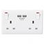 Picture of 2gang Switched Socket  c/w 2 usb 3.1a