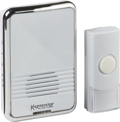 Picture of WHITE PLUG IN DOOR CHIME 80MTR KNIGHTSBRIDGE