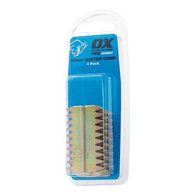 Picture of Ox Pro Scutch Combs 50mm pk4