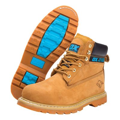 Picture of Ox honey Nubuck Safety Boot Size 11