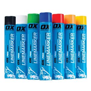 Picture of Ox Trade Permanent Line Marker Spray Yellow
750ml