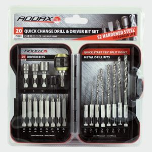 Picture of Quick Change Drill & Driver Bit Set 20pc