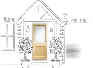 Picture of External Clear Pine Dowelled 2XG with Clear Glass
1981 x 762 x 44mm (30")
