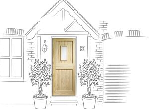 Picture of External Clear Pine Dowelled Stable 1 Light with Clear Glass
1981 x 762 x 44mm (30")