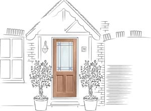 Picture of External Hardwood Dowelled Single Glazed 2XG with Carroll Gl
1981 x 762 x 44mm (30")