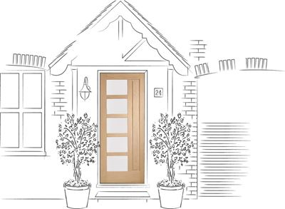 Picture of External Oak M&T Double Glazed Lucca with Obscure Glass
1981 x 838 x 44mm (33")